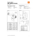 JBL BALBOA CENTER Service Manual