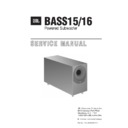 JBL BASS 16 Service Manual