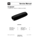 JBL Boost TV (serv.man3) Service Manual