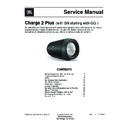 JBL CHARGE 2 PLUS (serv.man4) Service Manual