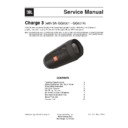 JBL CHARGE 3 (serv.man2) Service Manual