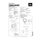 cm 40aw service manual
