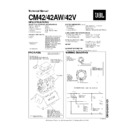 JBL CM 42V (serv.man2) Service Manual