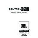 JBL CONTROL ONE (serv.man2) User Manual / Operation Manual
