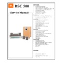 JBL DSC 500 (serv.man8) Service Manual