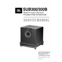 JBL ESC 300 Sub Service Manual