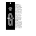 g center user manual / operation manual
