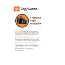 g cinema user manual / operation manual