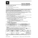 JBL HARMONY (serv.man4) Service Manual / Technical Bulletin