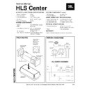 JBL HLS CENTER (serv.man5) Service Manual
