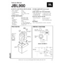 JBL JBL 900 Service Manual