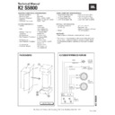 JBL K2S5800 Service Manual