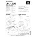 JBL L 20T3 Service Manual