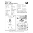 JBL L820 Service Manual