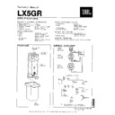 JBL LX 5GR Service Manual