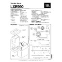 JBL LXE 990 Service Manual