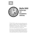 media system 3000 (serv.man5) user manual / operation manual