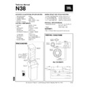 JBL N 38 (serv.man2) Service Manual