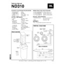 JBL ND 310 (serv.man2) Service Manual