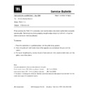 JBL PSW-D110 (serv.man7) Technical Bulletin