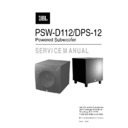 JBL PSW-D112 (serv.man4) Service Manual