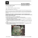 JBL PSW-D112 Service Manual / Technical Bulletin