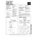 JBL S 36 STUDIO SERIES Service Manual
