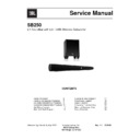 JBL SB 250 (serv.man3) Service Manual
