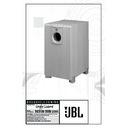 JBL SCS 138 SUB User Manual / Operation Manual