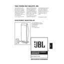 JBL SCS 300 SAT User Manual / Operation Manual