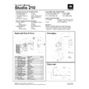 JBL STUDIO 210 (serv.man2) Service Manual