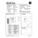 JBL STUDIO 230 (serv.man2) Service Manual