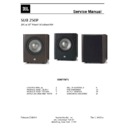 JBL SUB 250P (serv.man4) Service Manual