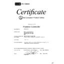 JBL SUB 260 EMC - CB Certificate