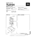 JBL TLX 101 Service Manual