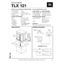 JBL TLX 121 Service Manual