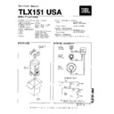 JBL TLX 151 USA Service Manual
