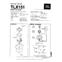 JBL TLX 151, v2 Service Manual