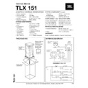 JBL TLX 151 Service Manual