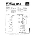 JBL TLX 181 USA Service Manual