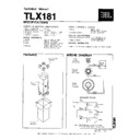 JBL TLX 181, v2 Service Manual