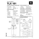 JBL TLX 181 Service Manual