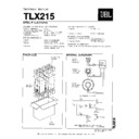 JBL TLX 215 Service Manual