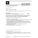 JBL TLX 271P (serv.man2) Service Manual / Technical Bulletin