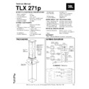 JBL TLX 271P Service Manual