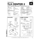 JBL TLX CENTER 2 (serv.man2) Service Manual