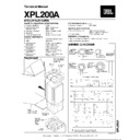 JBL XPL 200A Service Manual