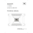 JBL A302GTi (serv.man3) Service Manual