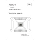 JBL A601GTi (serv.man3) Service Manual