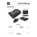 JBL BASSPRO SL (serv.man2) Service Manual